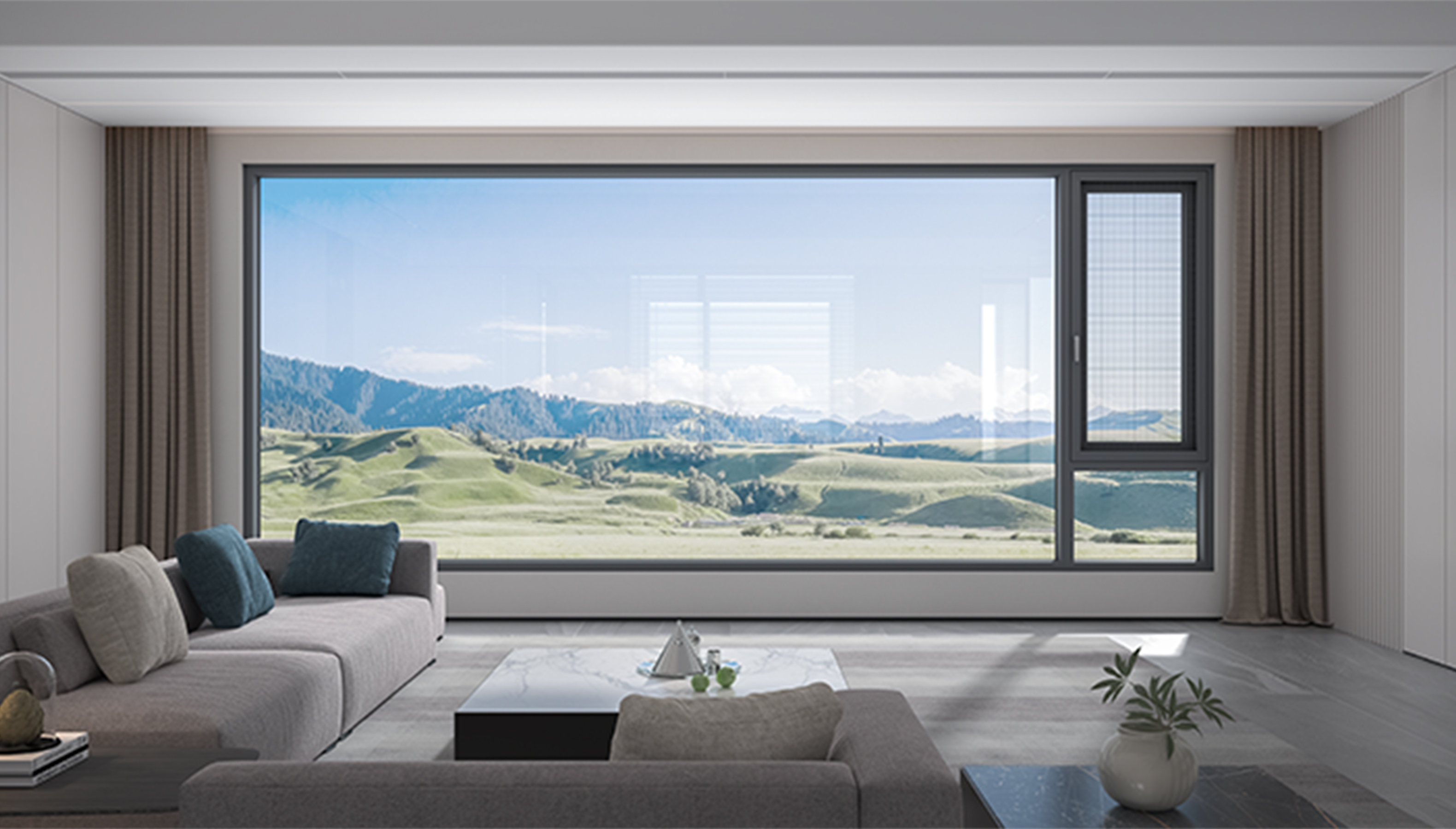 佛罗伦萨Max窗纱一体平开窗